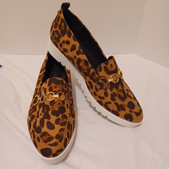 NWOT Cheetah Print Loafers - Picture 11 of 11